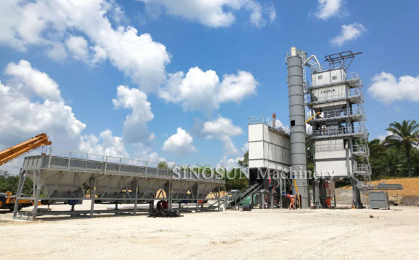 Асфальтосмесительный завод в Малайзии - SAP160
